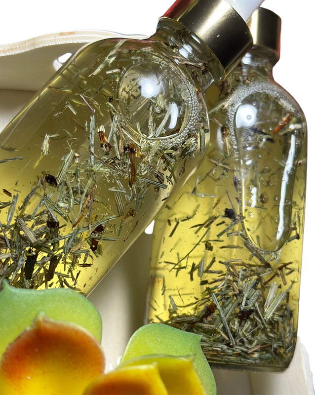 Elixir Capilar Vegano de 12 Hierbas y Aceites – Crecimiento y Salud del Cabello- Rosemary Oil Scalp and Hair