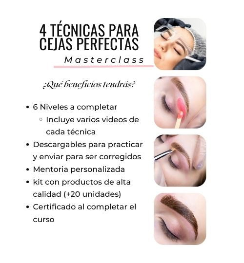 4 TECNICAS PARA CEJAS PERFECTAS ONLINE