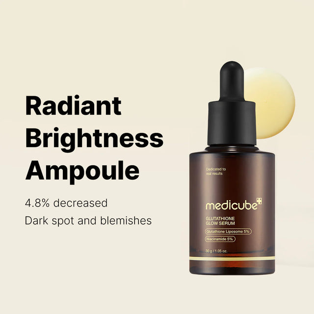 Medicube Glutathione Glow Serum – 5% Liposomal Glutathione + 5% Niacinamide Brightening Formula