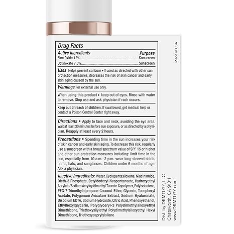 SKIN VEIL Moisturizer with SPF 46 & Anti Aging Clear Universal Tinted SPF & Facial Sunscreen - Broad Spectrum Protection Against UVA and UVB Rays