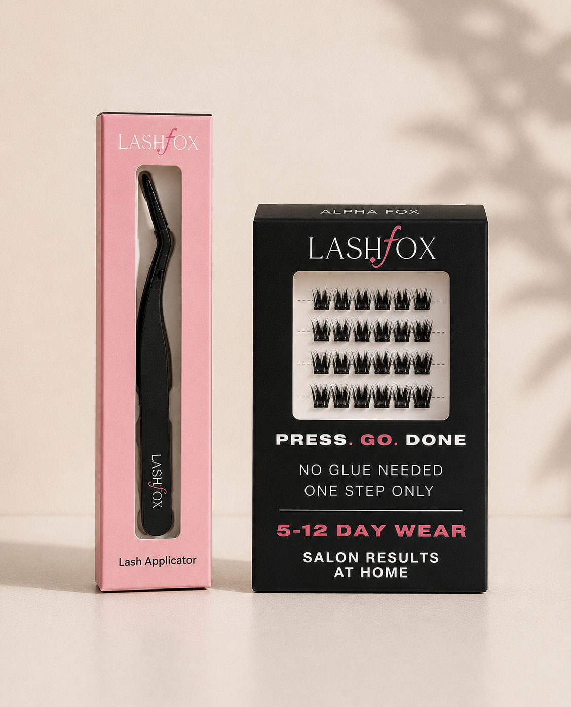 ALPHA Fox Lash Kit – No Glue Needed DIY Lashes | LashFox BLACK Lash Applicator