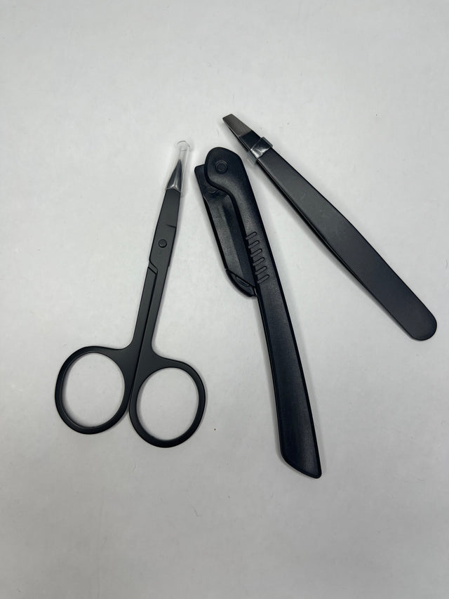 Kit para recortar cejas (3 piezas)