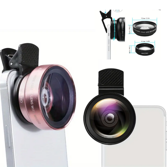 Phone Lens 0.45x accesorio con clip / lente para celular