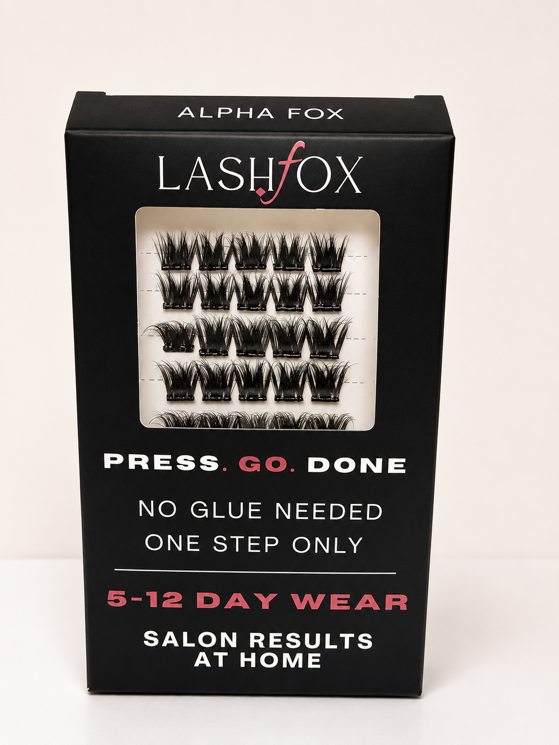 LashFox ALPHA Press-On Lashes Kit – No Glue Needed, DIY Lash Extensions, Wispy  Lashes, Reusable Natural Look, 5–12 Day Wear (Copy) (Copy) (Copy)