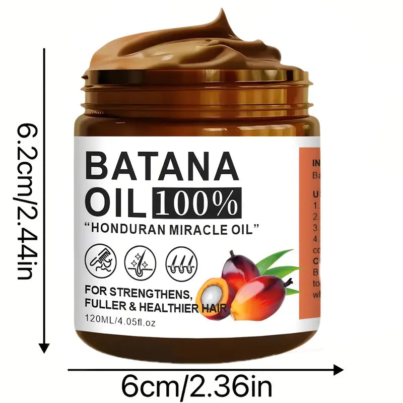 Batana Hair Care Oil, Moisturizing Hair Care And Scalp Care Oil, Pure Cold Pressed Extraction, 120G Per Piece, Moisturizing And Smoothing Hair, Making Hair Look More Beautiful, Suitable for All Hair Types
