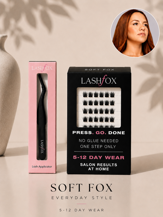 Soft Fox Lash Kit – No Glue Needed DIY Lashes | LashFox Black Lash Applicator
