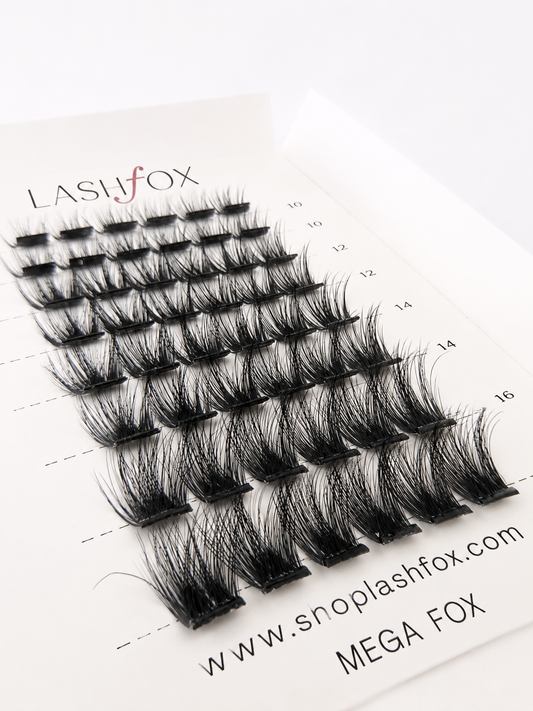 LashFox MEGA Press-On Lashes Kit – No Glue Needed, DIY Lash Extensions, Wispy  Lashes, Reusable Natural Look, 5–12 Day Wear (Copy) (Copy) (Copy) (Copy)