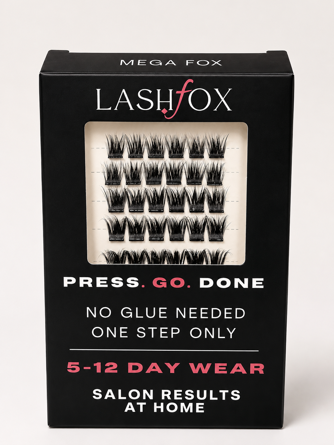 LashFox MEGA Press-On Lashes Kit – No Glue Needed, DIY Lash Extensions, Wispy  Lashes, Reusable Natural Look, 5–12 Day Wear (Copy) (Copy) (Copy) (Copy)
