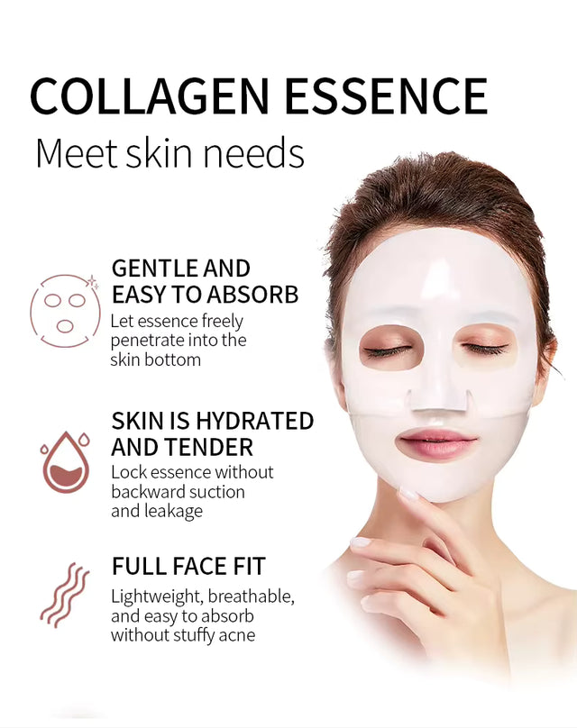 Bio Collagen Deep Moisturizing Facial Mask – Hidratación y Rejuvenecimiento Profesional