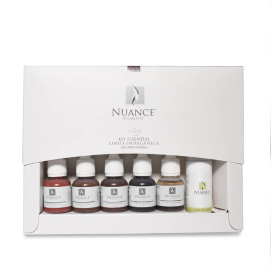 Nuance Pigments Kit Essential Tattoo Ink  for brows Inorganic