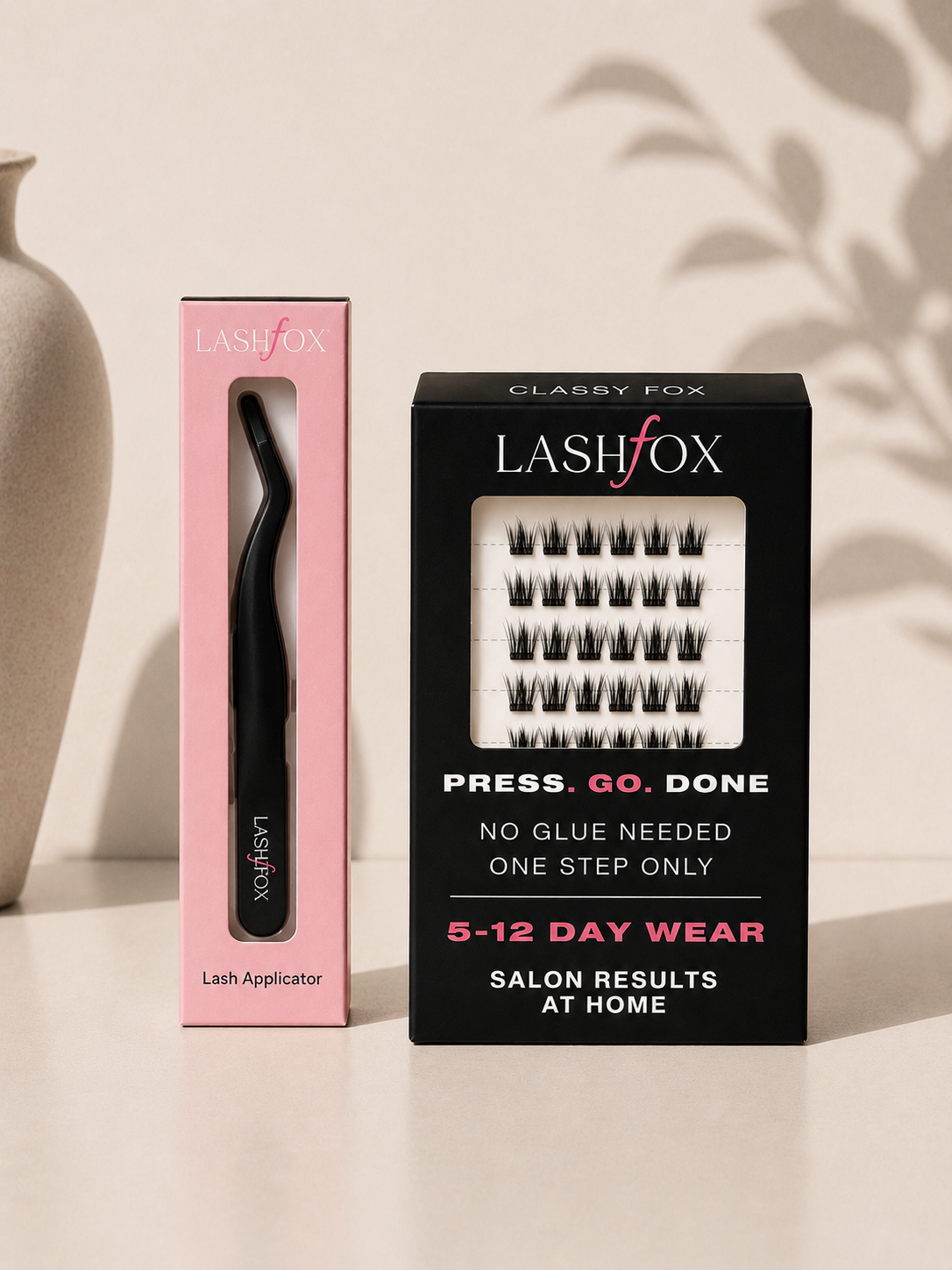 Classy Fox Lash Kit – No Glue Needed DIY Lashes | LashFox Black Lash Applicator