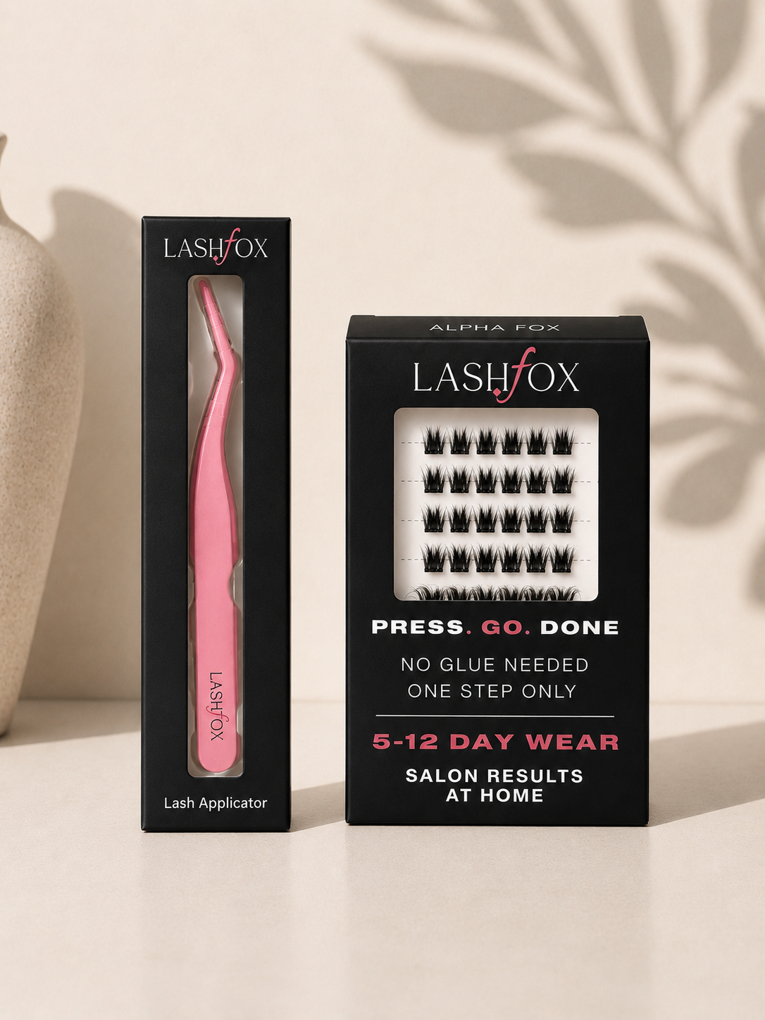 ALPHA Fox Lash Kit – No Glue Needed DIY Lashes | LashFox PINK Lash Applicator