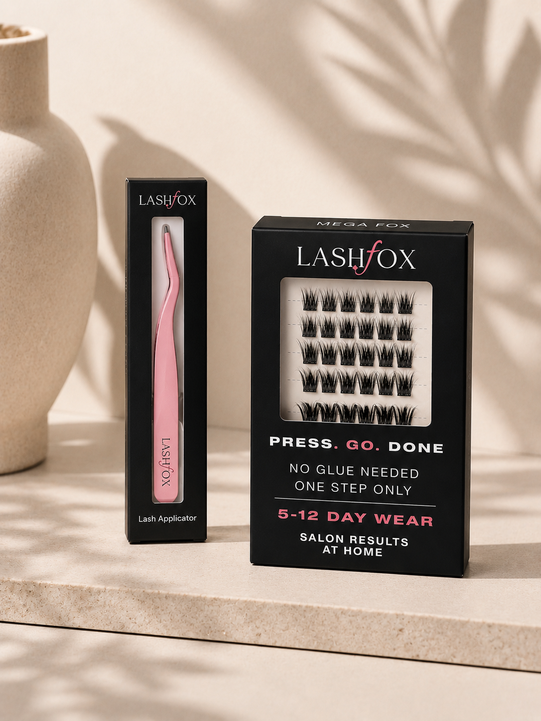MEGA Fox Lash Kit – No Glue Needed DIY Lashes | LashFox PINK Lash Applicator