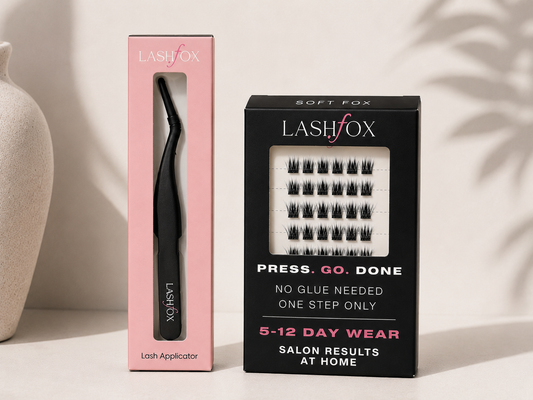 Soft Fox Lash Kit – No Glue Needed DIY Lashes | LashFox Black Lash Applicator