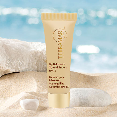 Terramar Lip Balm with Natural Borders SPF 15 – Hydrating Lip Protector with Sun Protection