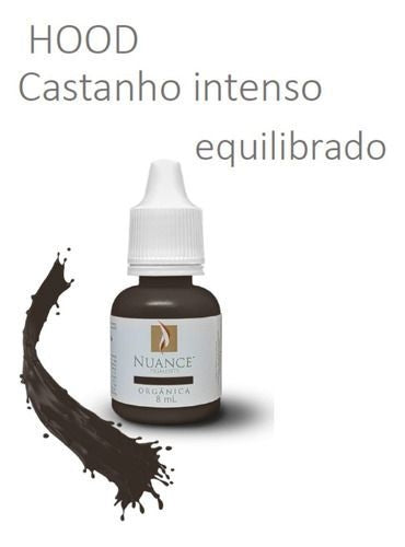 Nuance Pigment Organic HOOD 8ml Tattoo Ink for dark brown brows microblading and Powder Brows